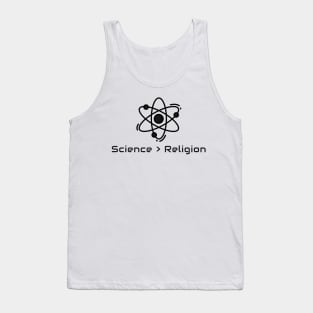 Science Over Religion T-Shirts Tank Top